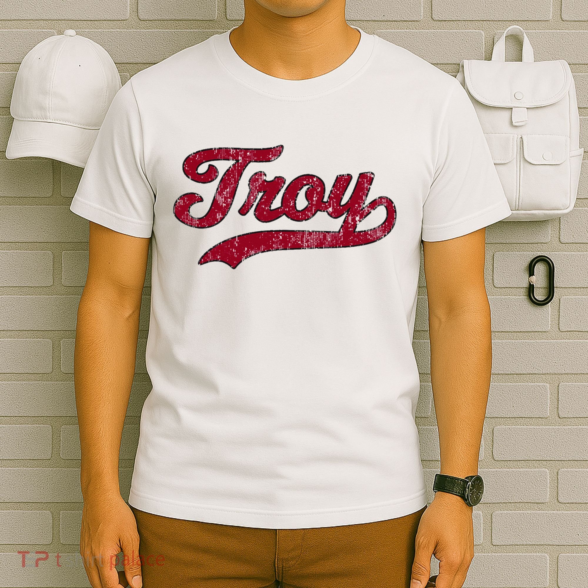 Troy Alabama Al Vintage Athletic T-Shirt