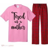 Tired As A Mother Funny Pajama Set thumb 0