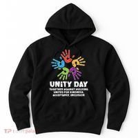 Together Against Bullying Orange Anti Bullying Unity Day Kids Hoodie thumb 0
