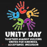 Together Against Bullying Orange Anti Bullying Unity Day Kids Hoodie thumb 2