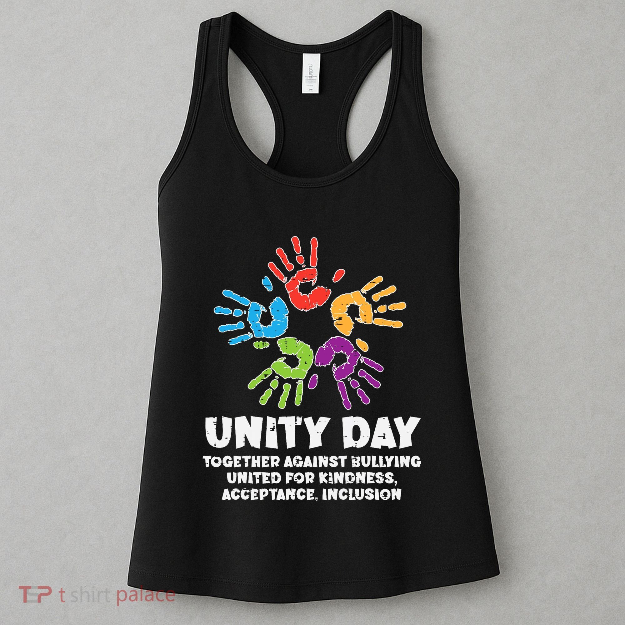 Together Against Bullying Orange Anti Bullying Unity Day Kids Women's Tank Top