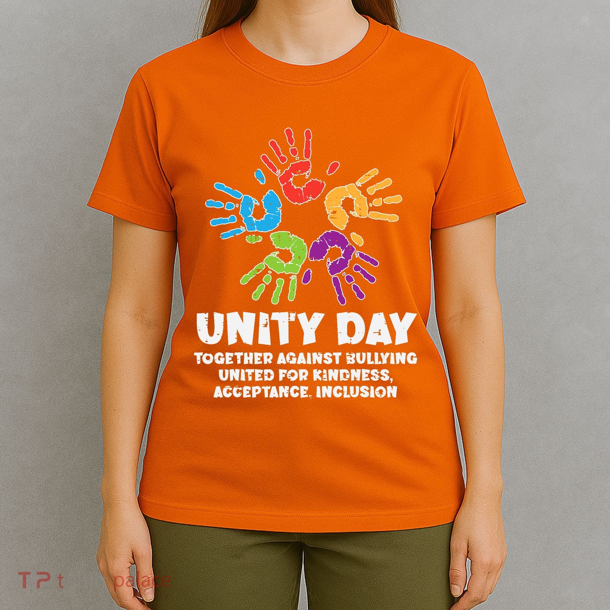 Together Against Bullying Orange Anti Bullying Unity Day Kids T-Shirt