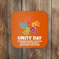 Together Against Bullying Orange Anti Bullying Unity Day Kids Coaster thumb 0