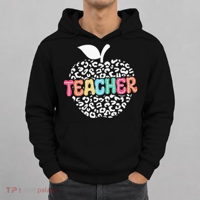 Teacher Apple Back To School Kindergarten Preschool Teacher Hoodie