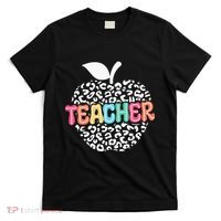 Teacher Apple Back To School Kindergarten Preschool Teacher T-Shirt thumb 0