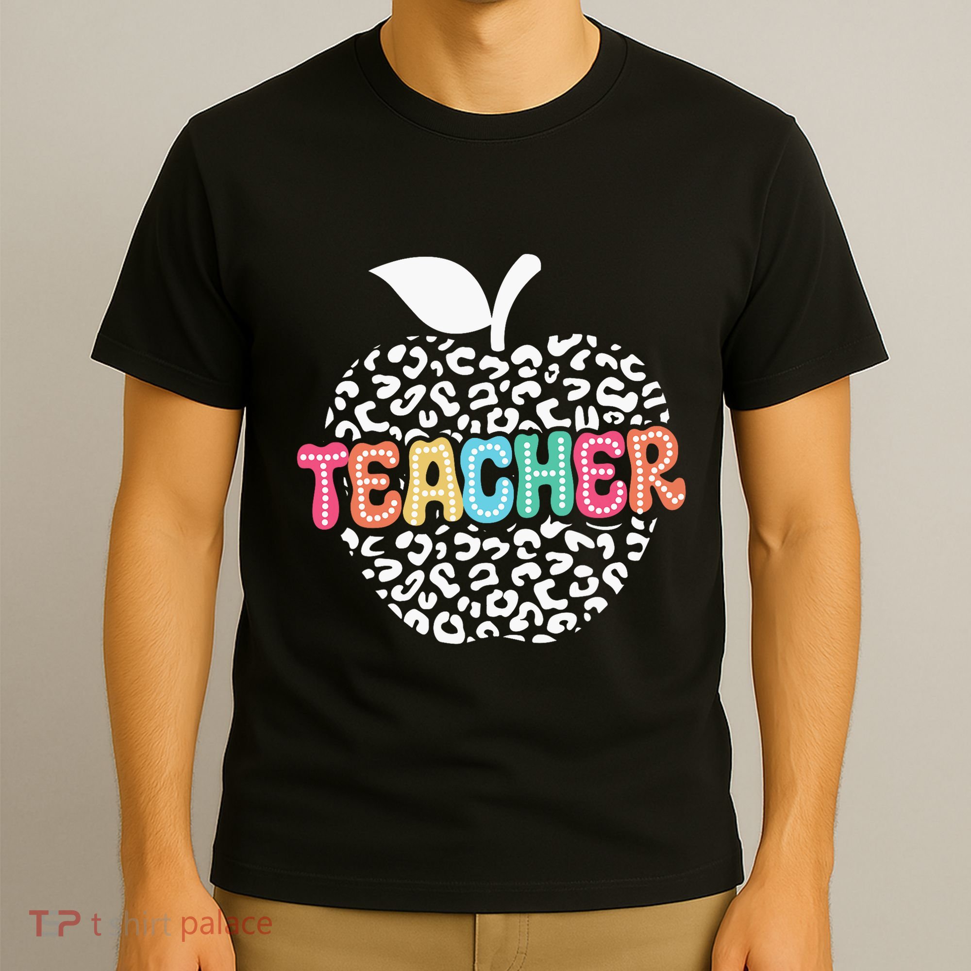 Teacher Apple Back To School Kindergarten Preschool Teacher T-Shirt