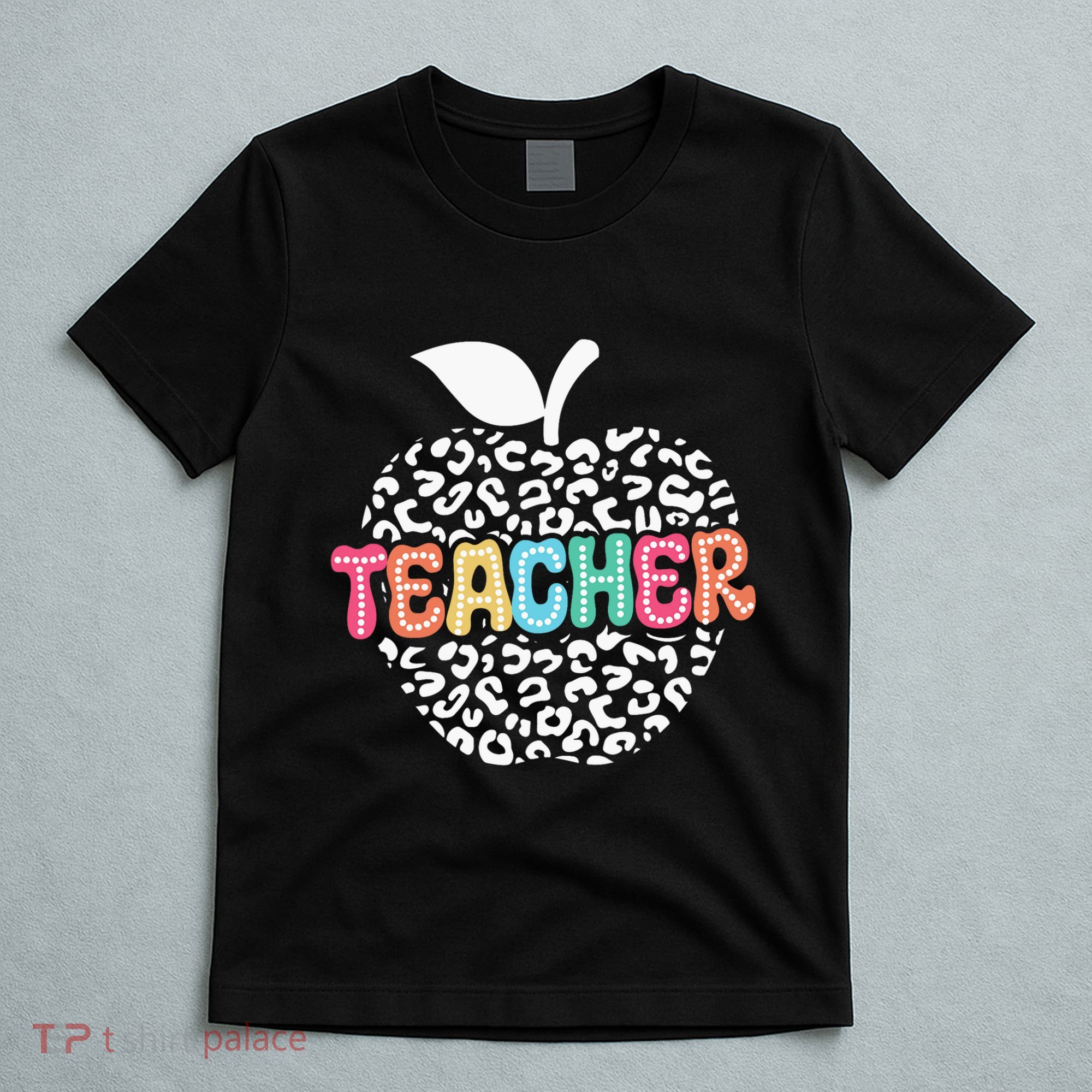 Teacher Apple Back To School Kindergarten Preschool Teacher T-Shirt
