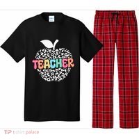 Teacher Apple Back To School Kindergarten Preschool Teacher Pajama Set thumb 0
