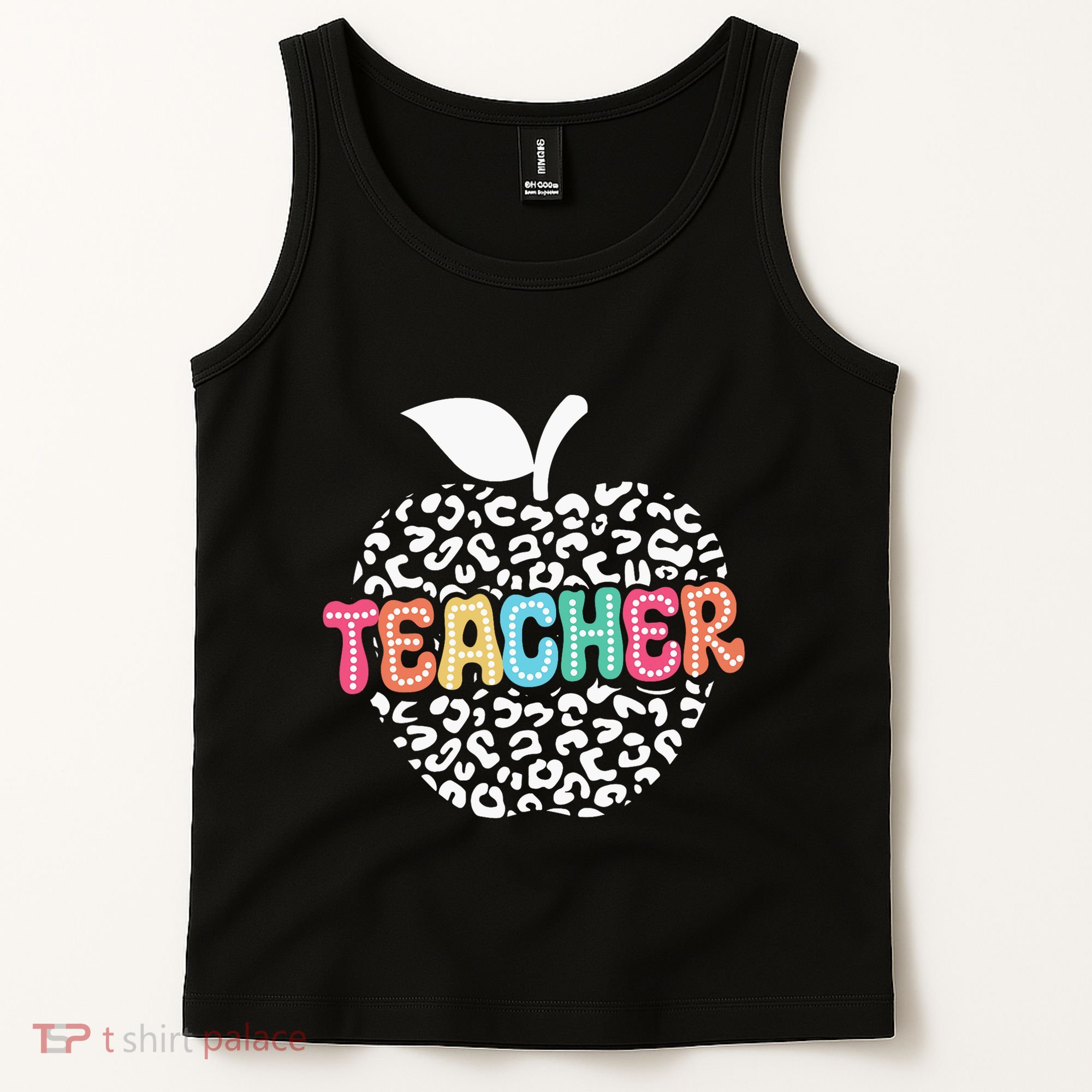 Teacher Apple Back To School Kindergarten Preschool Teacher Tank Top
