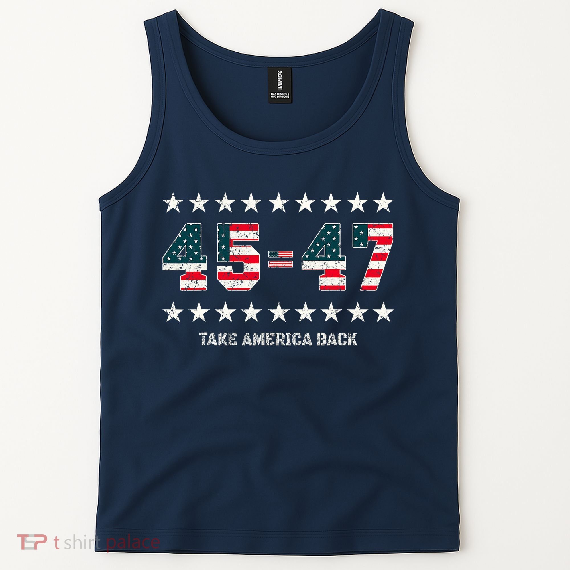 Take America Back Trump 2024 Stars 45 47 Usa President Tank Top