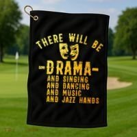 Theater Actor Broadway Golf Towel thumb 1