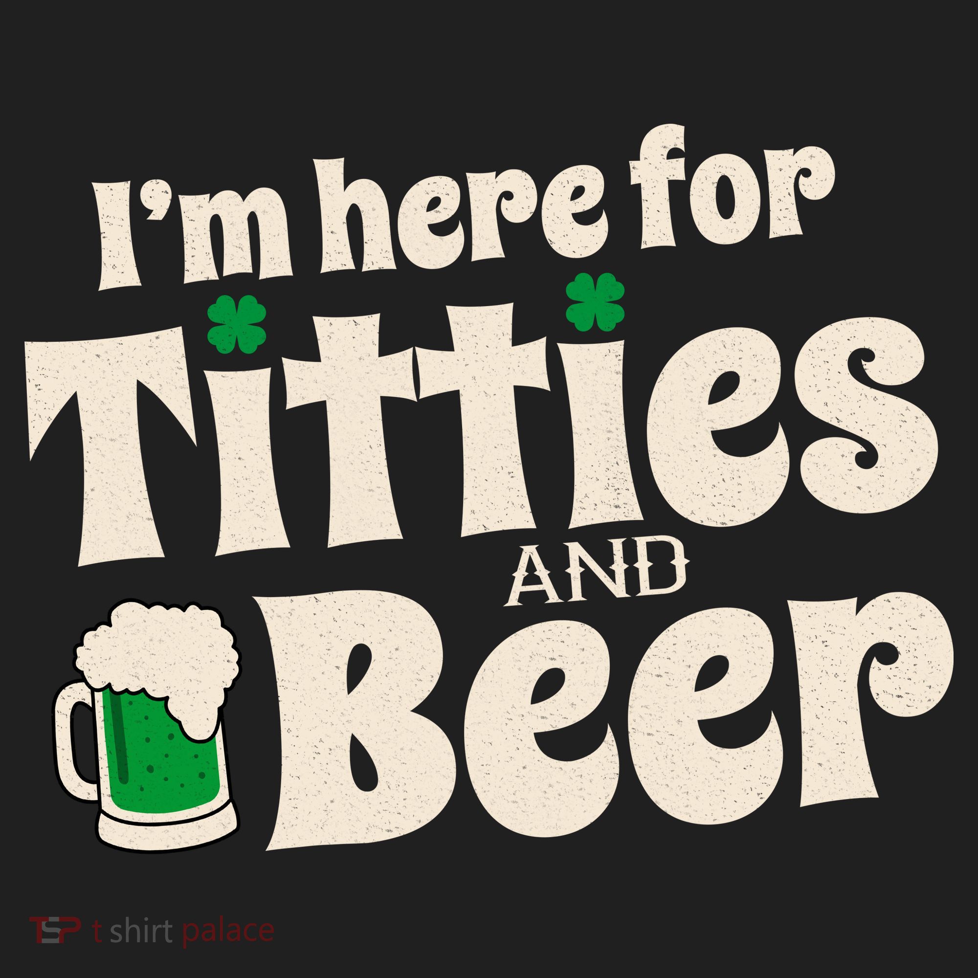 Titties And Beer Funny St Patricks Day Beanie