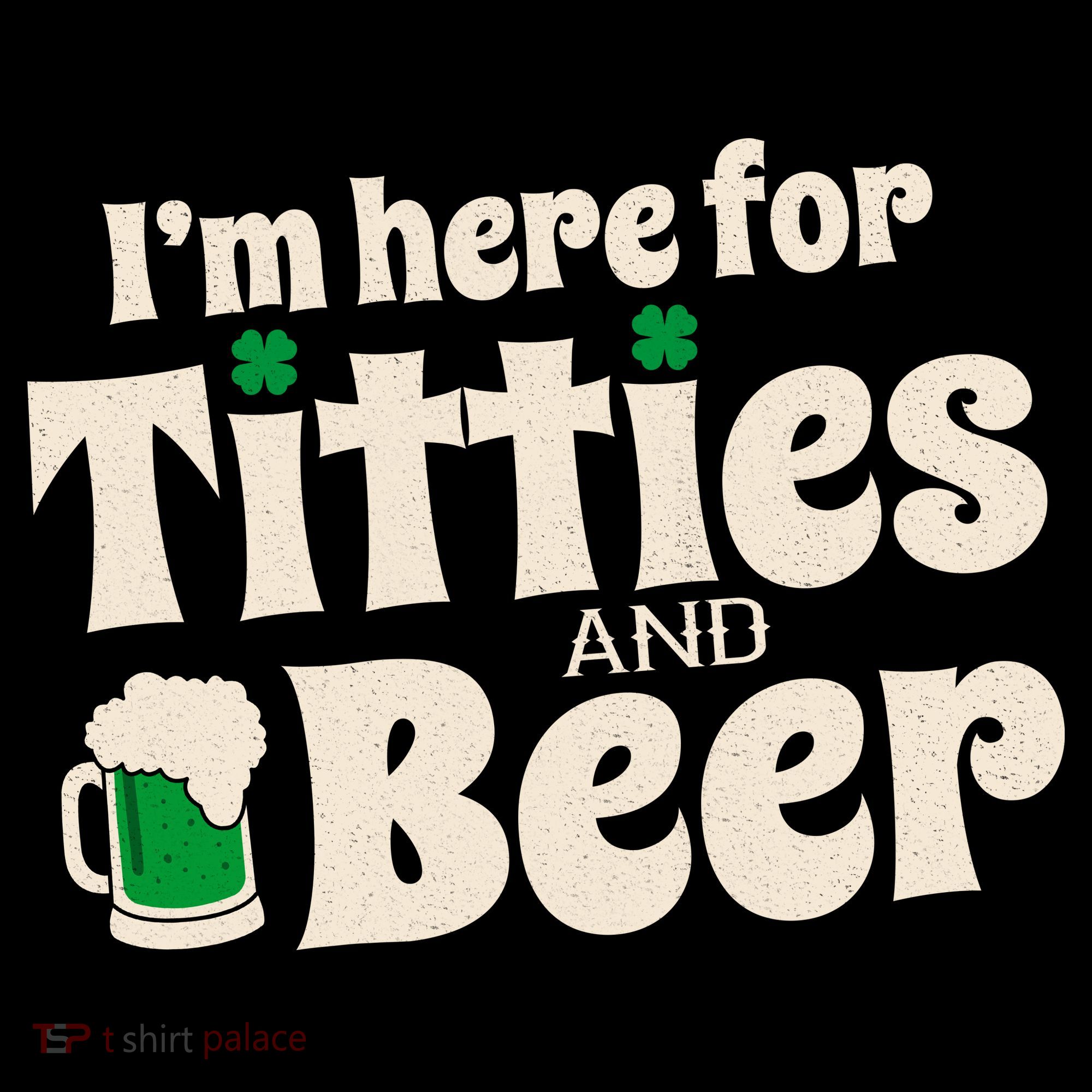 Titties And Beer Funny St Patricks Day Women's Hoodie