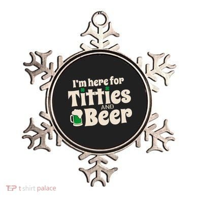 Titties And Beer Funny St Patricks Day Ornament