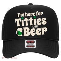 Titties And Beer Funny St Patricks Day Hat thumb 0