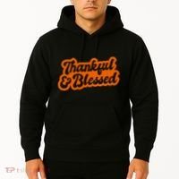 Thankful And Blessed Thanksgiving Holiday Hoodie thumb 2
