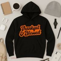 Thankful And Blessed Thanksgiving Holiday Hoodie thumb 3