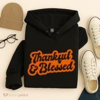 Thankful And Blessed Thanksgiving Holiday Hoodie thumb 4
