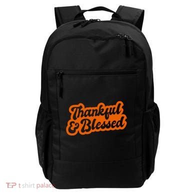Thankful And Blessed Thanksgiving Holiday Backpack