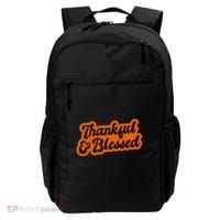 Thankful And Blessed Thanksgiving Holiday Backpack thumb 0
