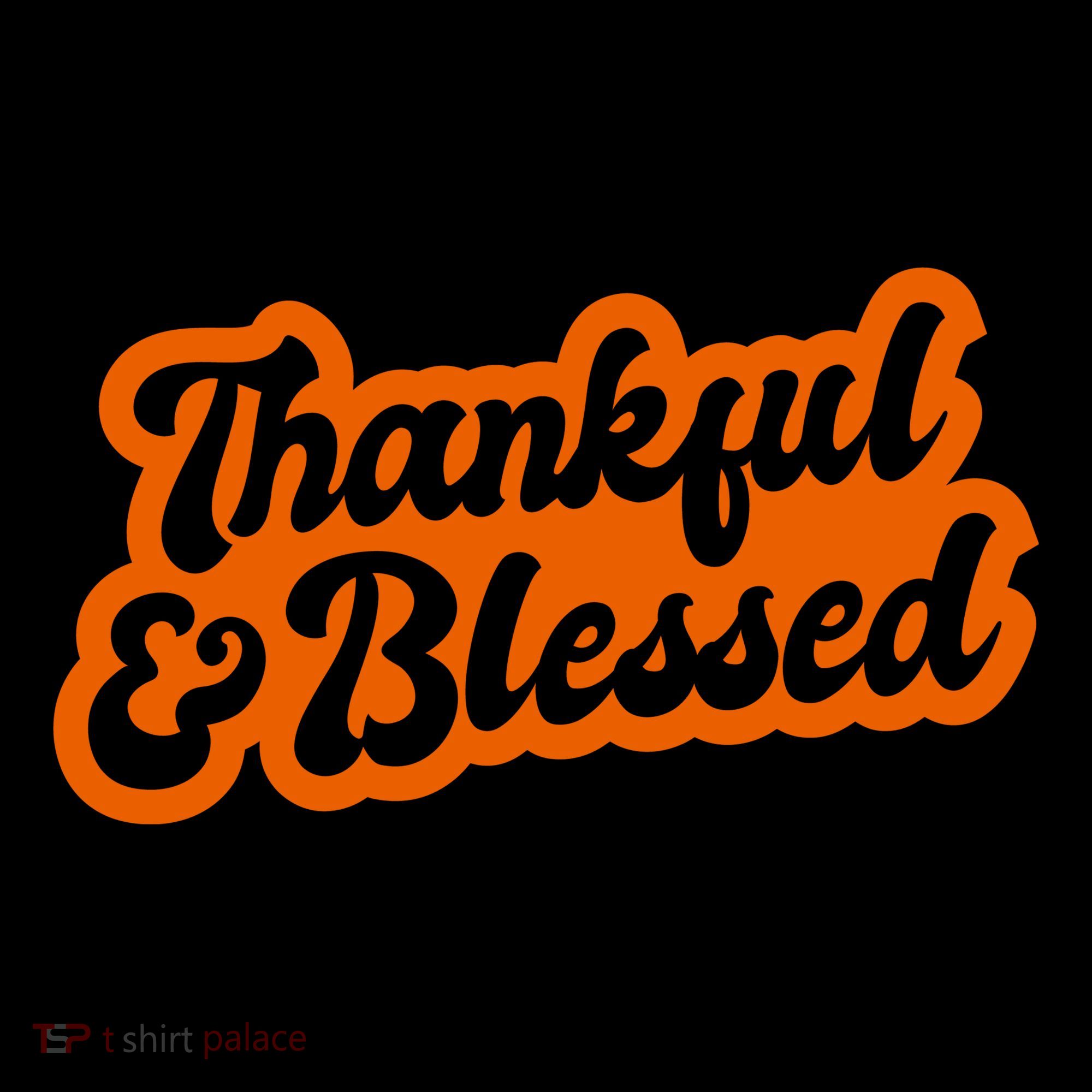 Thankful And Blessed Thanksgiving Holiday Women's Hoodie
