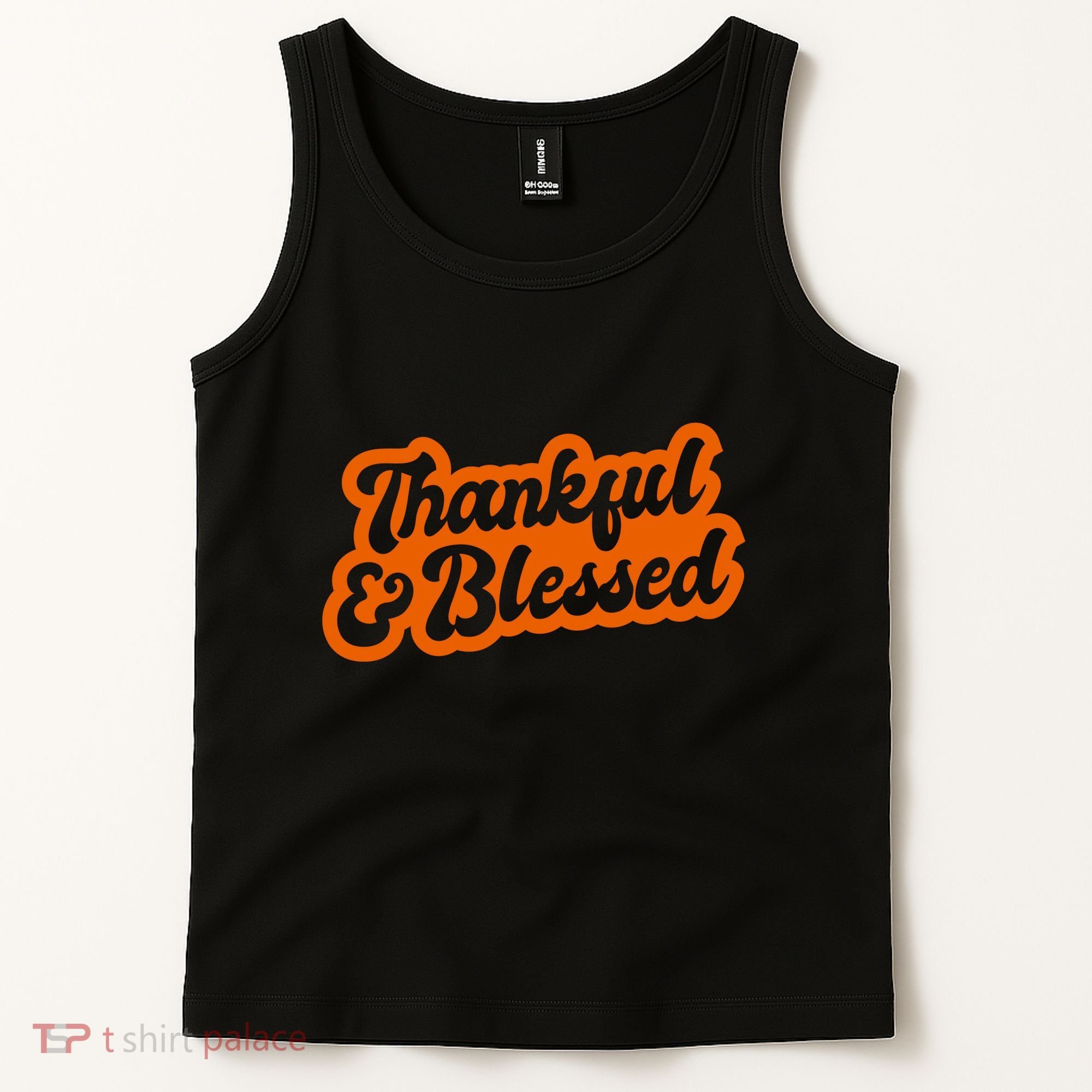 Thankful And Blessed Thanksgiving Holiday Tank Top