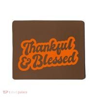 Thankful And Blessed Thanksgiving Holiday Mousepad thumb 0