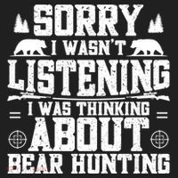 Thinking About Bear Hunting Bear Hunter Gift Beanie thumb 2