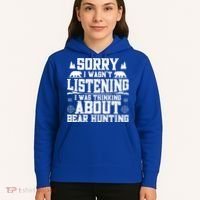 Thinking About Bear Hunting Bear Hunter Gift Hoodie thumb 5