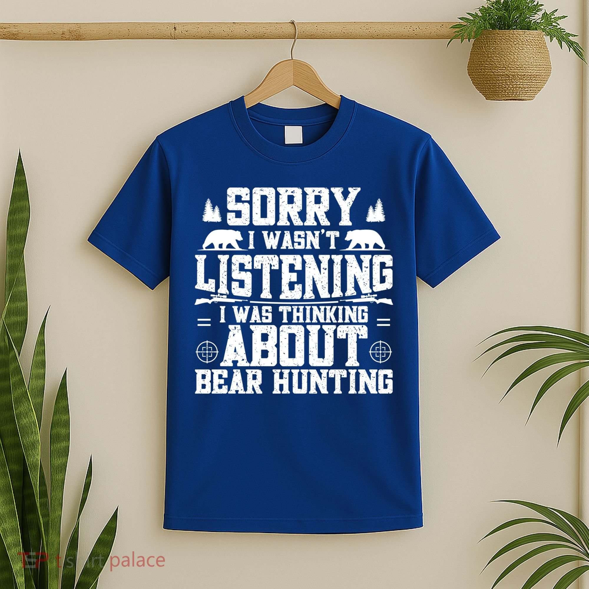 Thinking About Bear Hunting Bear Hunter Gift T-Shirt
