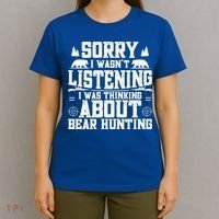 Thinking About Bear Hunting Bear Hunter Gift T-Shirt thumb 4