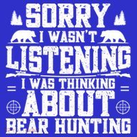 Thinking About Bear Hunting Bear Hunter Gift Women's Tank Top thumb 5