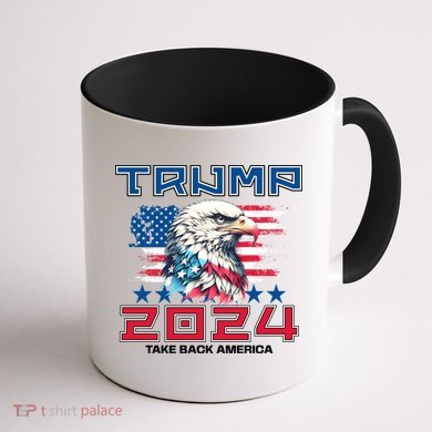 Take America Back Trump 2024 Coffee Mug back