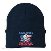 Take America Back Trump 2024 Beanie thumb 0