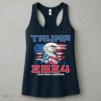 Take America Back Trump 2024 Women's Tank Top thumb 3