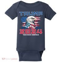 Take America Back Trump 2024 Baby Bodysuit thumb 0