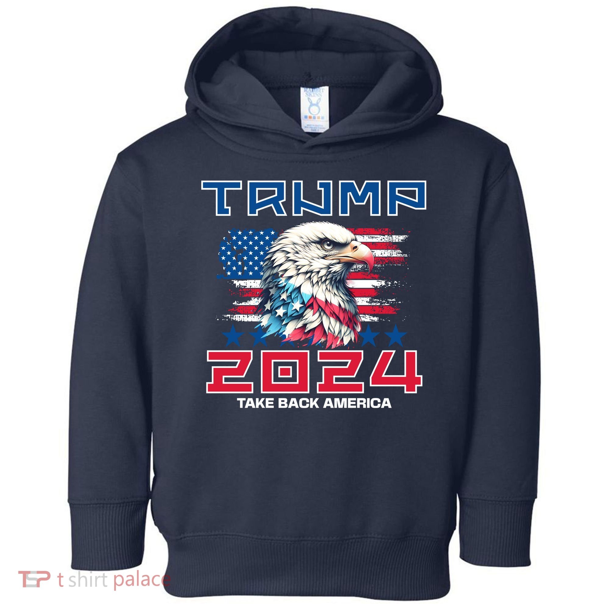 Take America Back Trump 2024 Toddler Hoodie