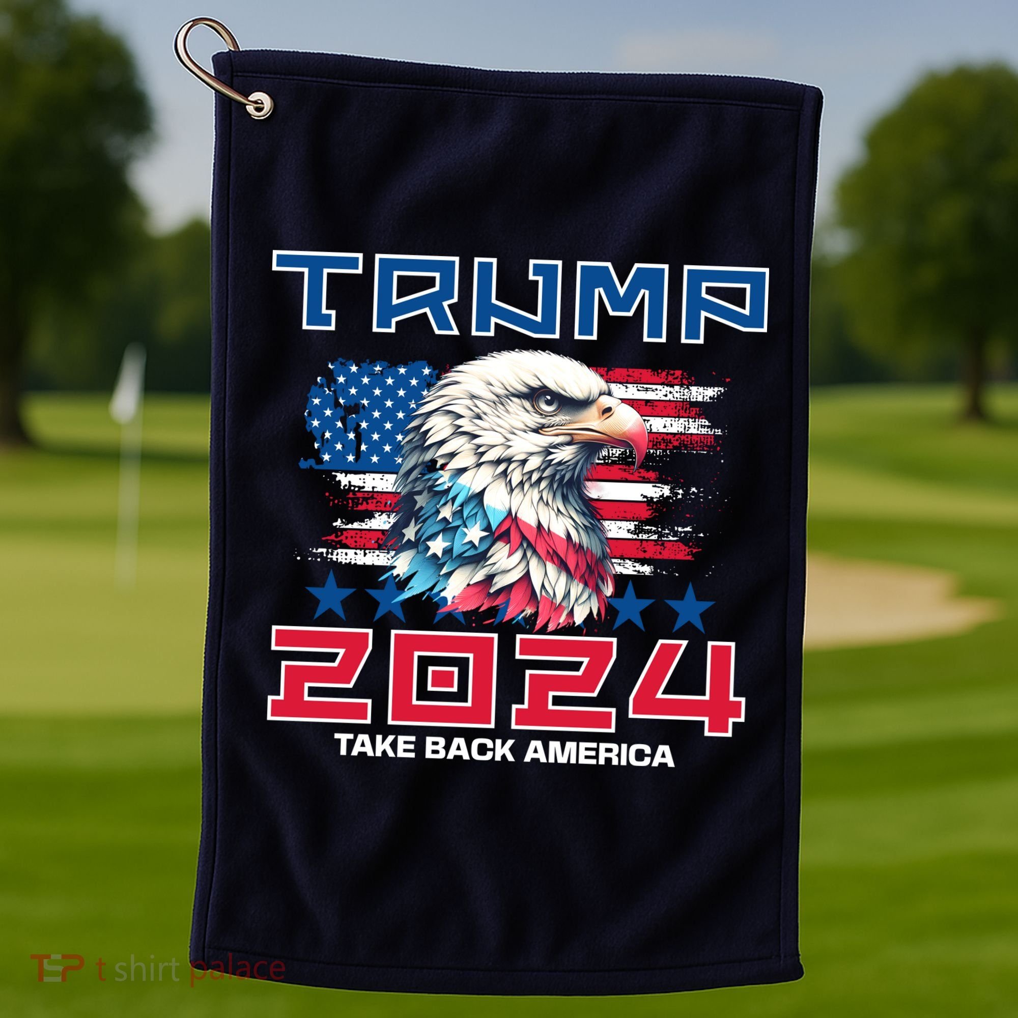 Take America Back Trump 2024 Golf Towel