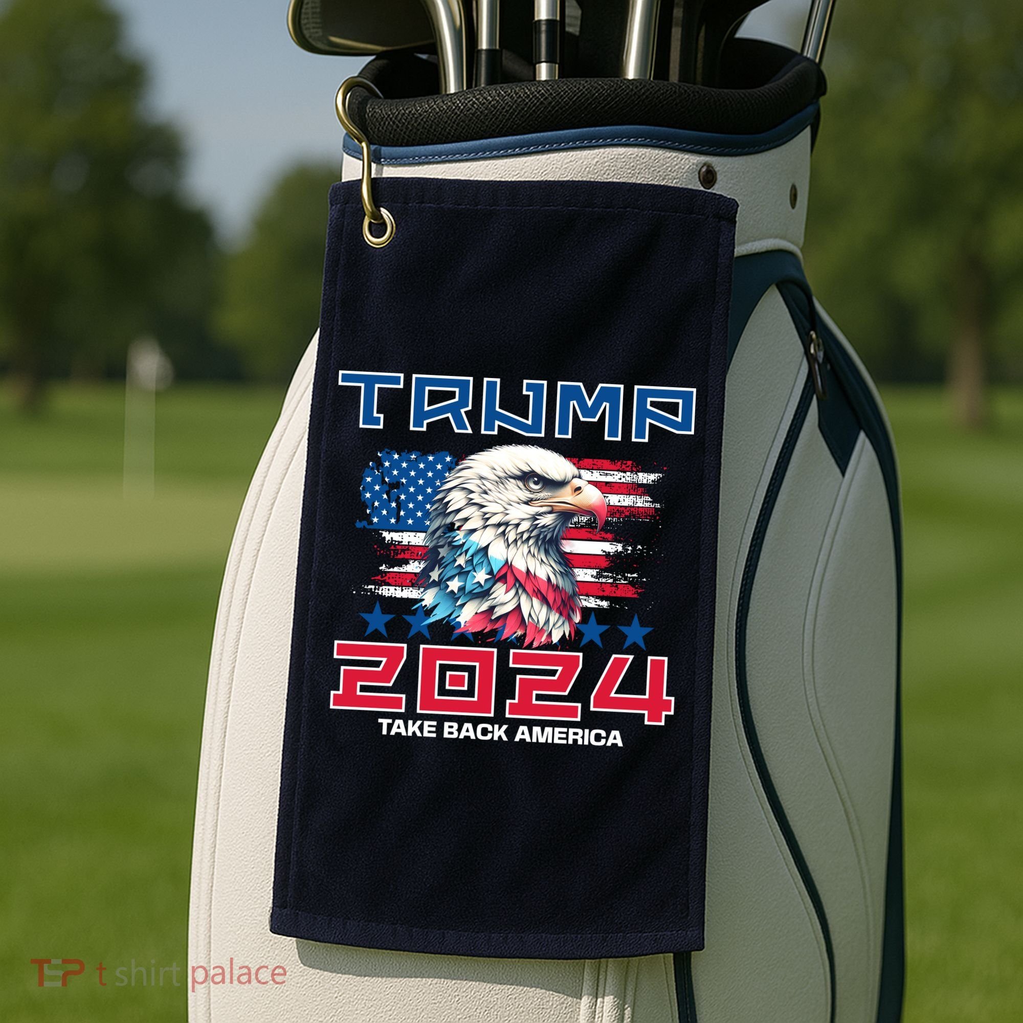 Take America Back Trump 2024 Golf Towel