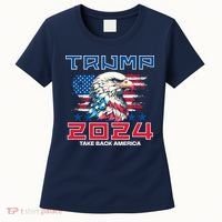 Take America Back Trump 2024 Women's T-Shirt thumb 0
