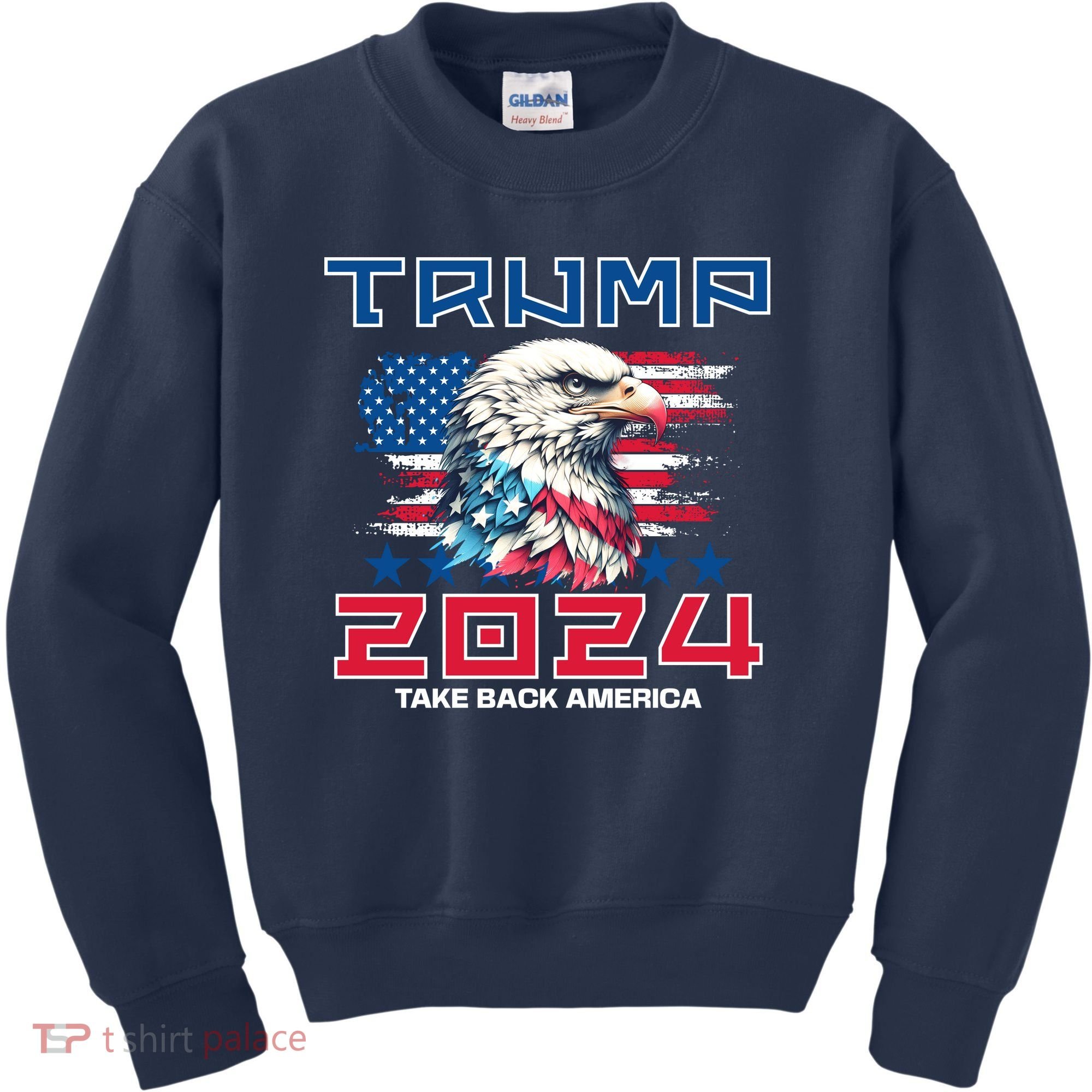 Take America Back Trump 2024 Kids Sweatshirt