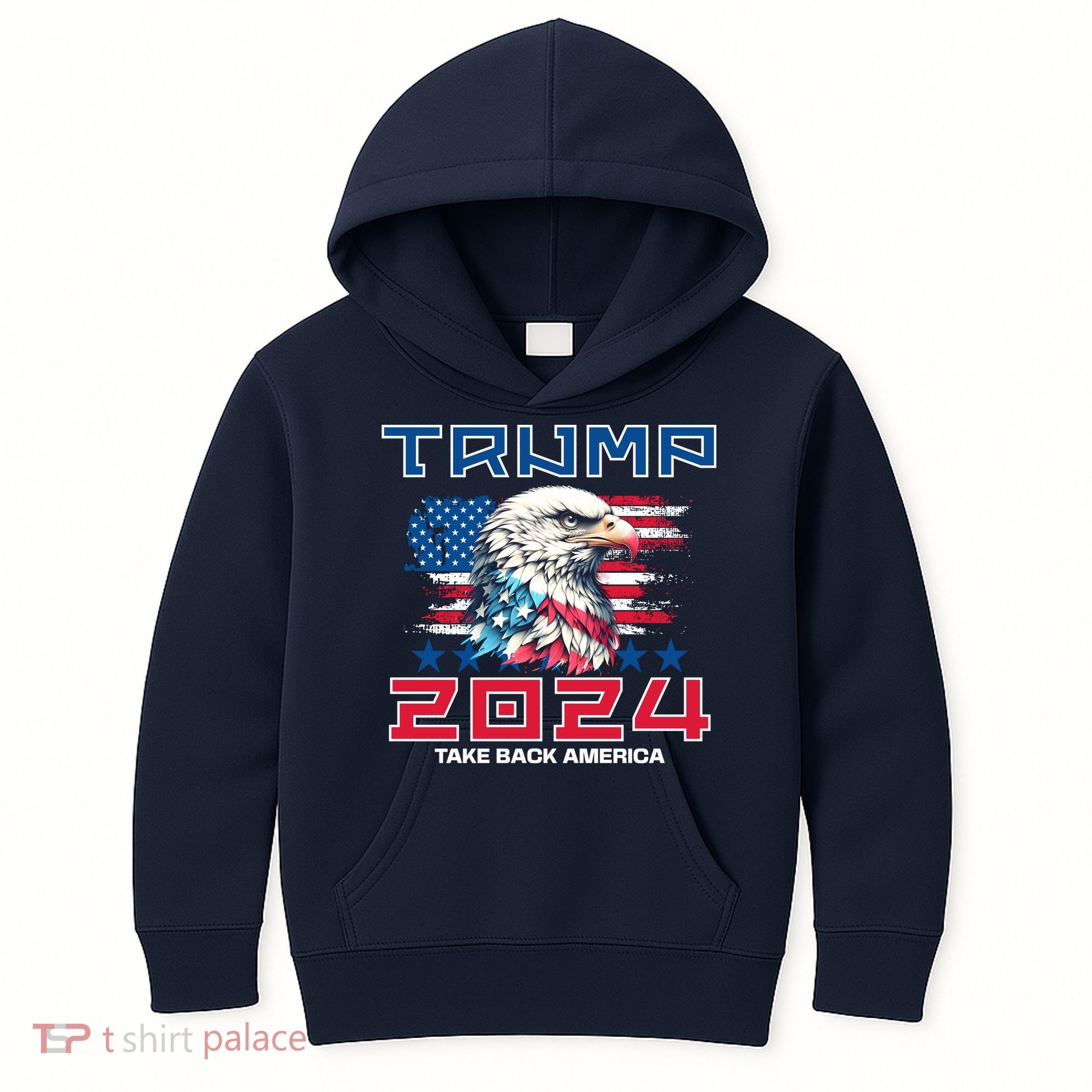 Take America Back Trump 2024 Kids Hoodie