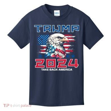 Take America Back Trump 2024 Kids T-Shirt