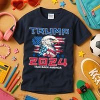 Take America Back Trump 2024 Kids T-Shirt thumb 3