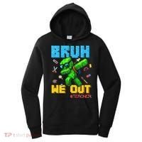 Teacher Appreciation Bruh We Out Gamer Pixel Style Summer Women's Hoodie thumb 0