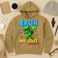 Teacher Appreciation Bruh We Out Gamer Pixel Style Summer Hoodie thumb 3