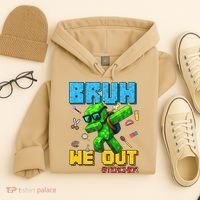 Teacher Appreciation Bruh We Out Gamer Pixel Style Summer Hoodie thumb 4