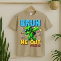 Teacher Appreciation Bruh We Out Gamer Pixel Style Summer T-Shirt thumb 2
