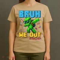 Teacher Appreciation Bruh We Out Gamer Pixel Style Summer T-Shirt thumb 4