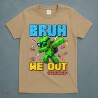 Teacher Appreciation Bruh We Out Gamer Pixel Style Summer T-Shirt thumb 5